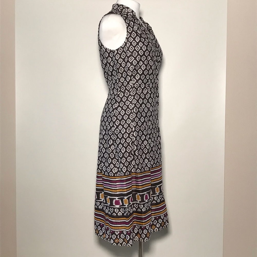 CHARTER CLUB 100% Cotton Button Front Midi Dress - Picture 6 of 8